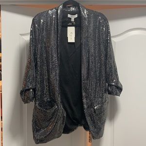 Sparkly blazer!